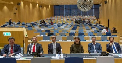La delegación de la UMC y de la ONCE en la Asamblea de la OMPI