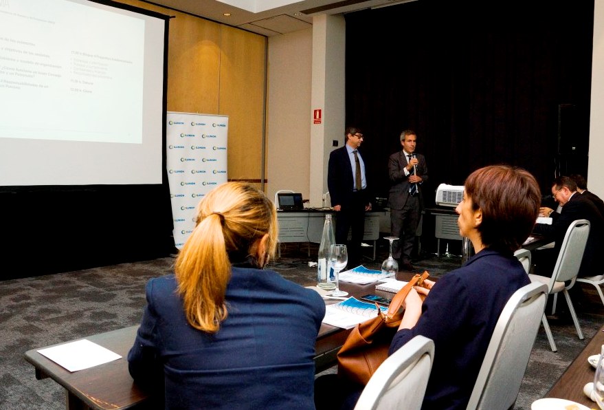 Un momento de las jornadas formativas en el ILUNION Pío XII