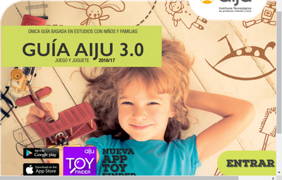 Portada Guía de Juego y Juguetes 2016 de AIJU
