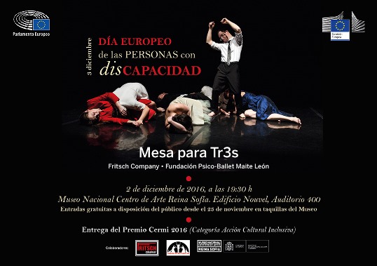 Cartel de "Mesa para Tr3s"