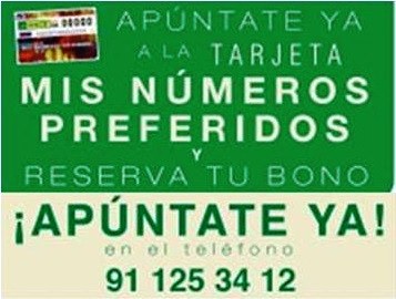 Cartel promocional de 'Mis números preferidos' y del BonoCupón