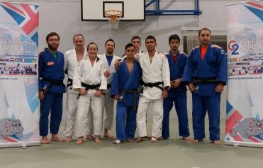 El equipo de Judo español en la concentración de Kent