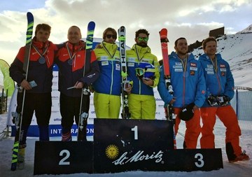 Los españoles, en lo alto del podio en Saint Moritz