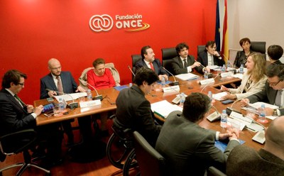Mesa presidencial del Patronato celebrado el 22/12/2016