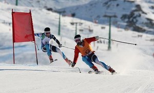 Santacana se desliza, tras Galindo, en una de las pruebas en Saint Moritz