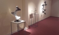 Esculturas de Diego Canogar, en el Museo Tiflológico de la ONCE
