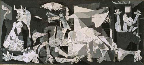 Cuadro de Pablo Picasso "Guernica" expuesto en el Museo Reina Sofía