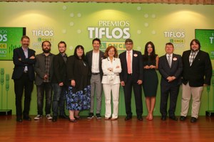 Ganadores de la pasada edición de los Premios Tiflos de Periodismo