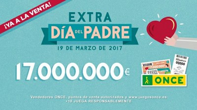 Cartel promocional del Sorteo del Día del Padre