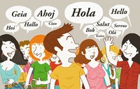 Cartel sobre perfeccionamiento de idiomas