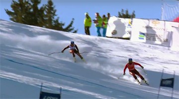 Santacana, tras Galindo, en la prueba del descenso en Tarvisio