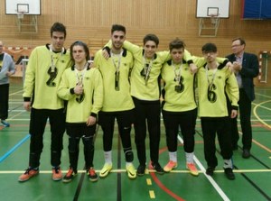 Los jóvenes de nuestra selección junior de goalball, en Malmö