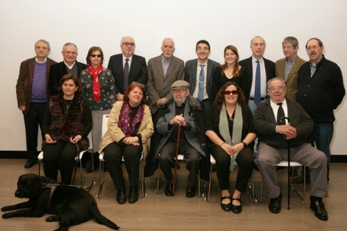 Todos los Jurados de los Premios Tiflos literarios tras emitir el fallo
