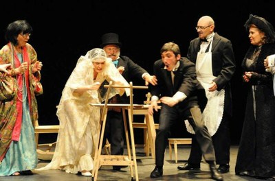 El grupo de teatro "Muxias", de Ourense