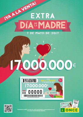 Cartel anunciador del Sorteo Extraordinario del Día de la Madre