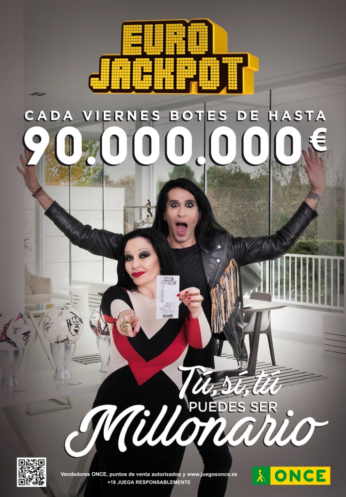 Cartel promocional del Eurojackpot