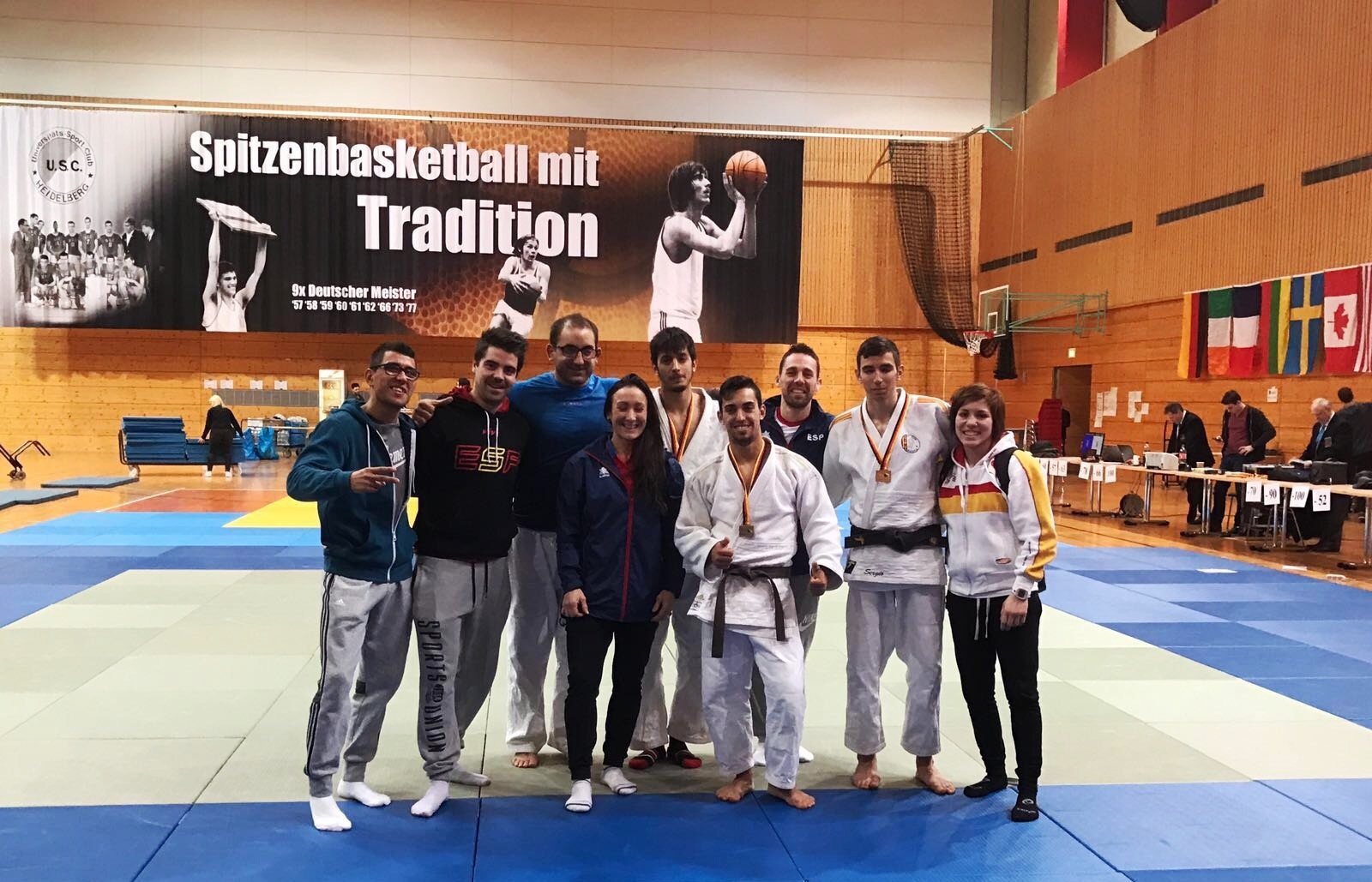 El equipo español en Heidelberg