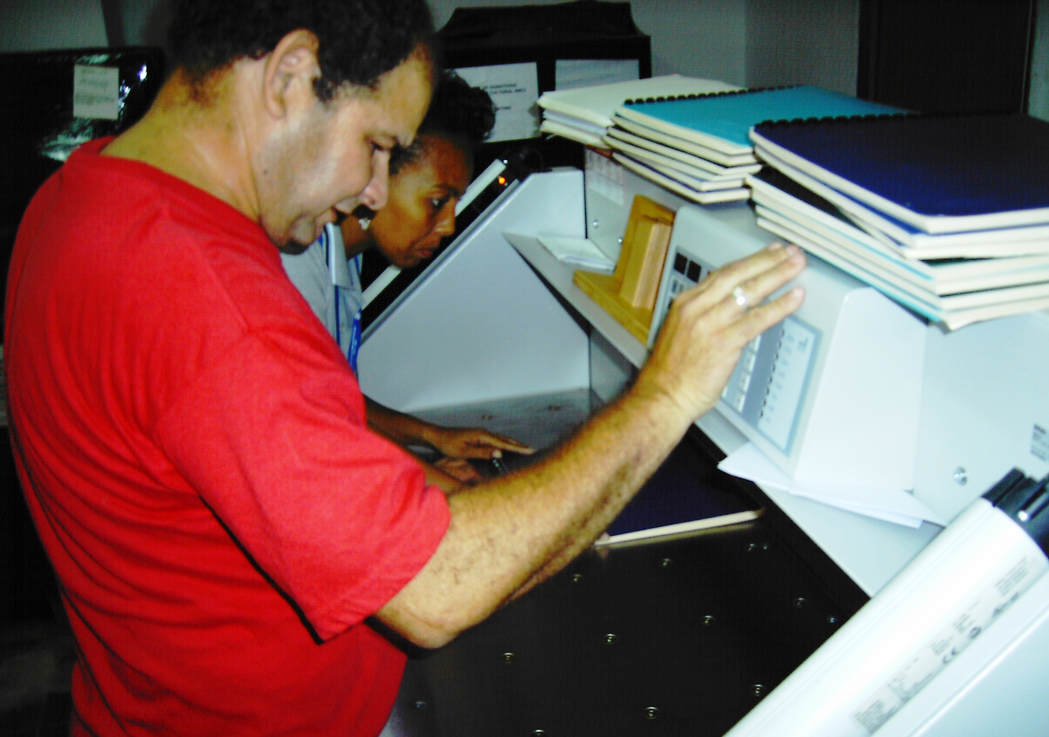 Trabajadores del Centro de Producción Cultural de la ANCI