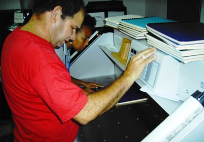 Trabajadores del Centro de Producción Cultural de la ANCI