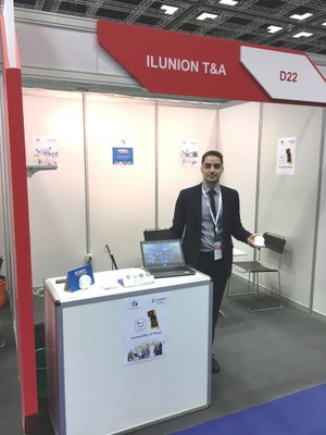 Estand de ILUNION Tecnología y Accesibilidad en Doha