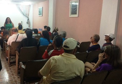 Taller de preparatorio impartido por Amaya Granja a miembros de la ANCI