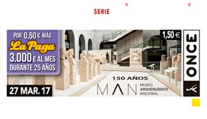 Cupón conmemorativo del 150 aniversario del MAN