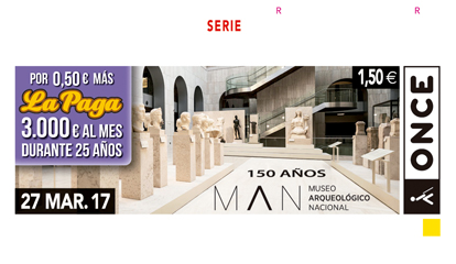 Cupón conmemorativo del 150 aniversario del MAN