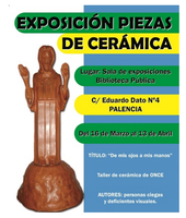 Cartel de la Exposición Piezas de Cerámica en Palencia