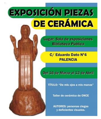 Cartel de la Exposición Piezas de Cerámica en Palencia