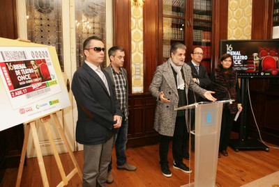 Acto de presentación de la Bienal en el Ayuntamiento de A Coruña