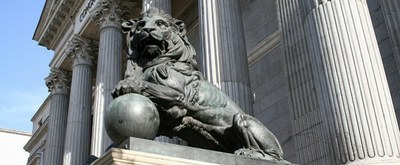 Fachada del Congreso de los Diputados en Madrid