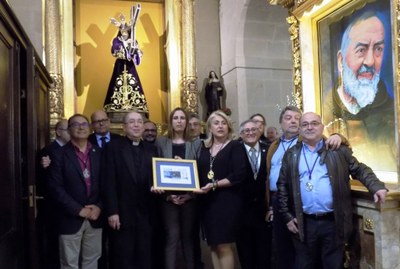 Presentación del cupón dedicado al 75 aniversario de la Hermandad de Nuestro Padre Jesús de Alicante