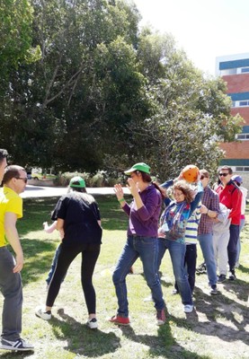 Participando en otro juego inclusivo