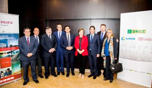 Riaño, con el resto de participantes en la Jornada