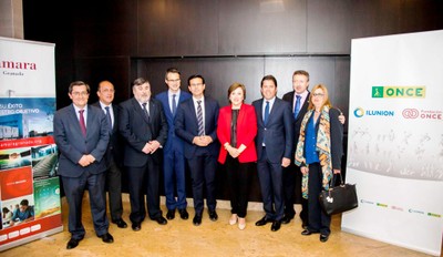 Riaño, con el resto de participantes en la Jornada