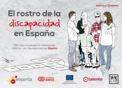 Portada de El rostro de la discapacidad en España Portada de El rostro de la discapacidad en España