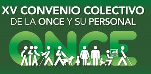 Logotipo del XV Convenio Colectivo de la ONCE y su personal