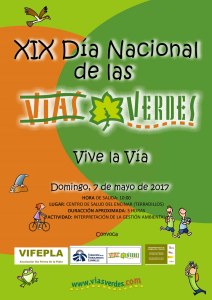 Cartel Día Nacional de las Vías Verdes