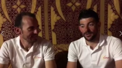 Ávila (a la izquierda) y Font, en un momento de la entrevista colgada en Youtube