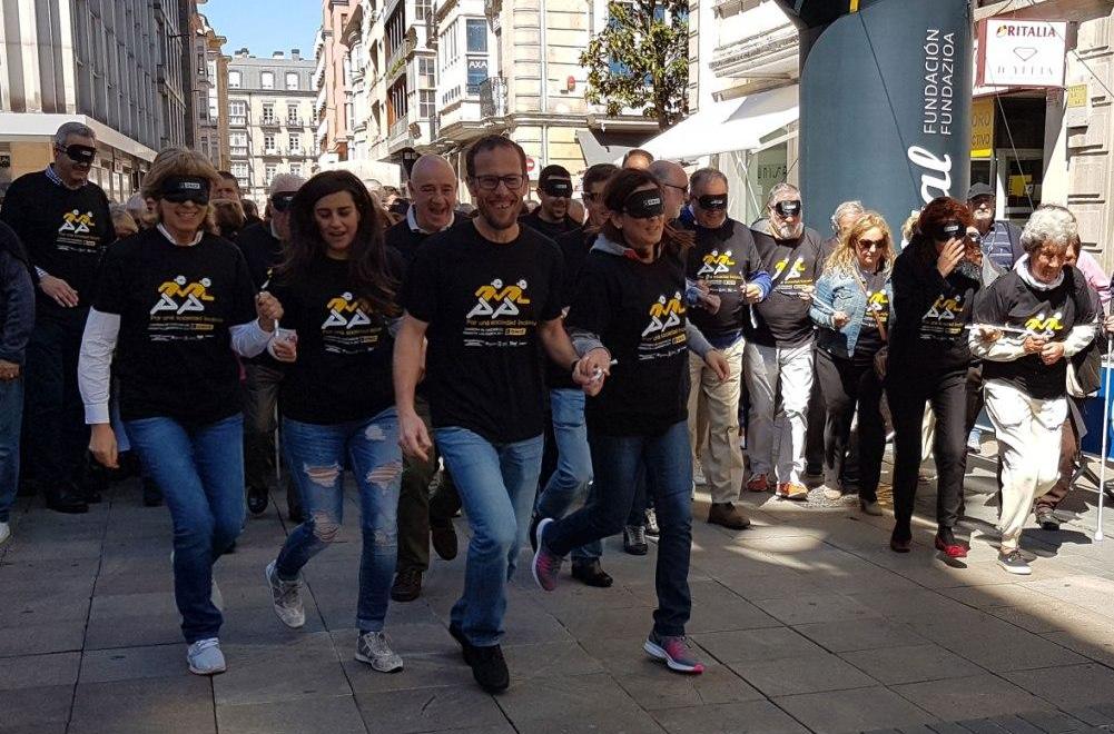 Cabecera de salida de la carrera de cascabeles