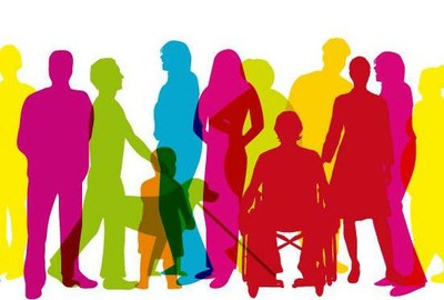Dibujo: grupo de personas Dibujo: grupo de personas