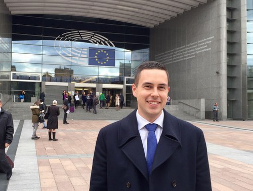 Delio Díaz García en Bruselas