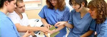 Estudiantes de Fisioterapia de la EUF ONCE