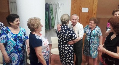 El grupo de mayores de Alcantarilla, durante el desarrollo del taller