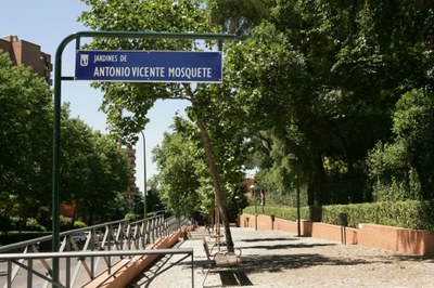 Imagen de los jardines recién inaugurados en Madrid