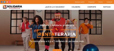 Imagen promocional de la última campaña por la X Solidaria en la declaración del IRPF