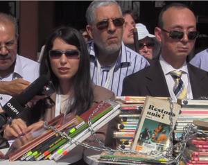 Representantes de organizaciones de personas ciegas durante la cumbre de la OMPI en Marrakech (2013)