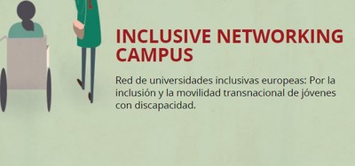 Cartel promocional de los Campus Inclusivos Europeos