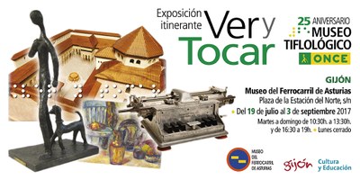 Cartela de la Exposición en Gijón