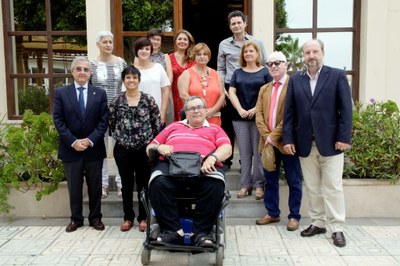Foto de familia de los intervinientes en la jornada melillense